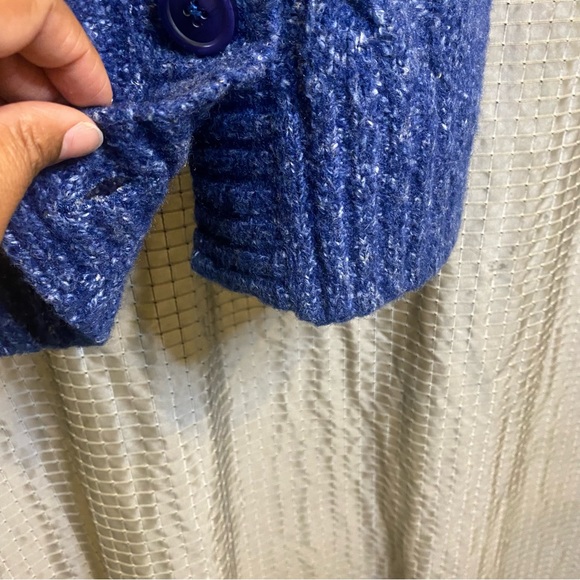 L.L. Bean Swift River Blue Cardigan Sweater Vest Medium - Picture 7 of 8